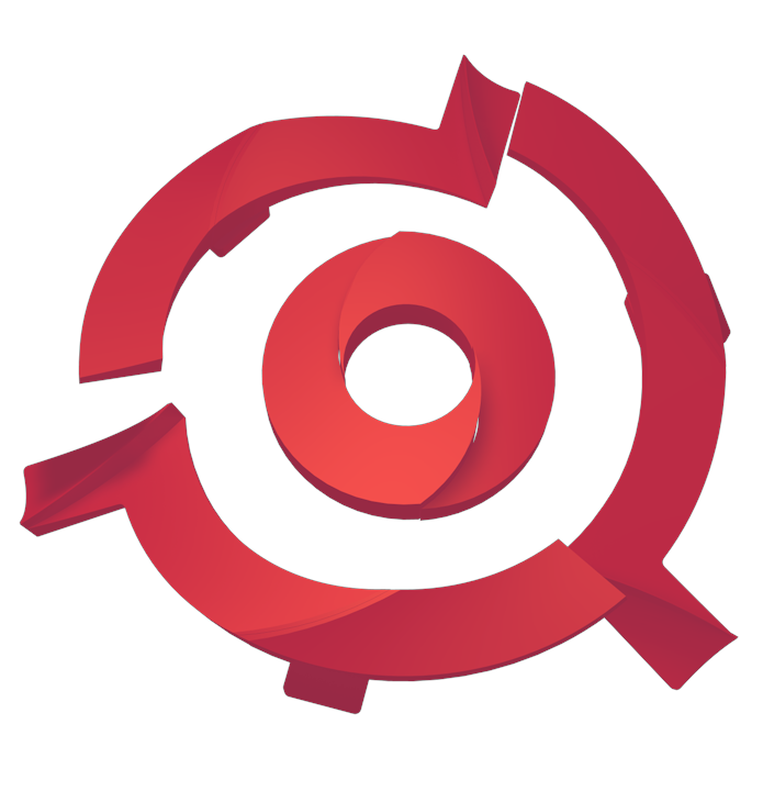 3d rotated logo